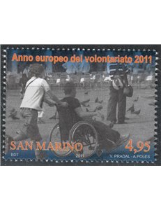 SAN MARINO 2011 European Year of Volunteering MNH**