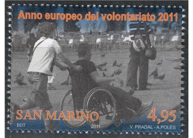 SAN MARINO 2011 European Year of Volunteering MNH**