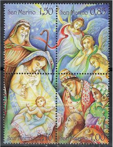 SAN MARINO 2011 Natale 4v MNH**