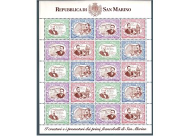 SAN MARINO 1997 First stamp of San Marino m/s MNH**