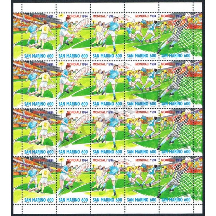 SAN MARINO 1994 Football World Cup m/s MNH**