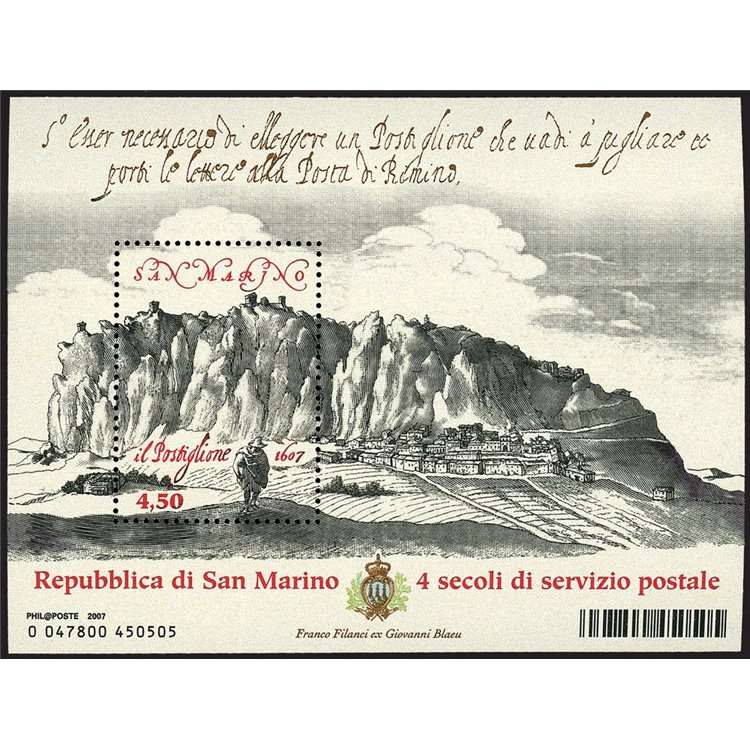 SAN MARINO 2007 Servizio postale BF MNH**