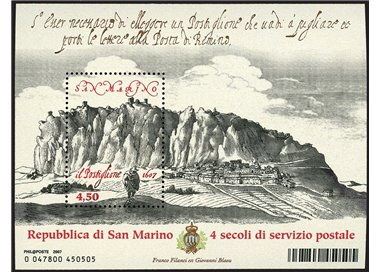 SAN MARINO 2007 Postal Service s/s MNH**