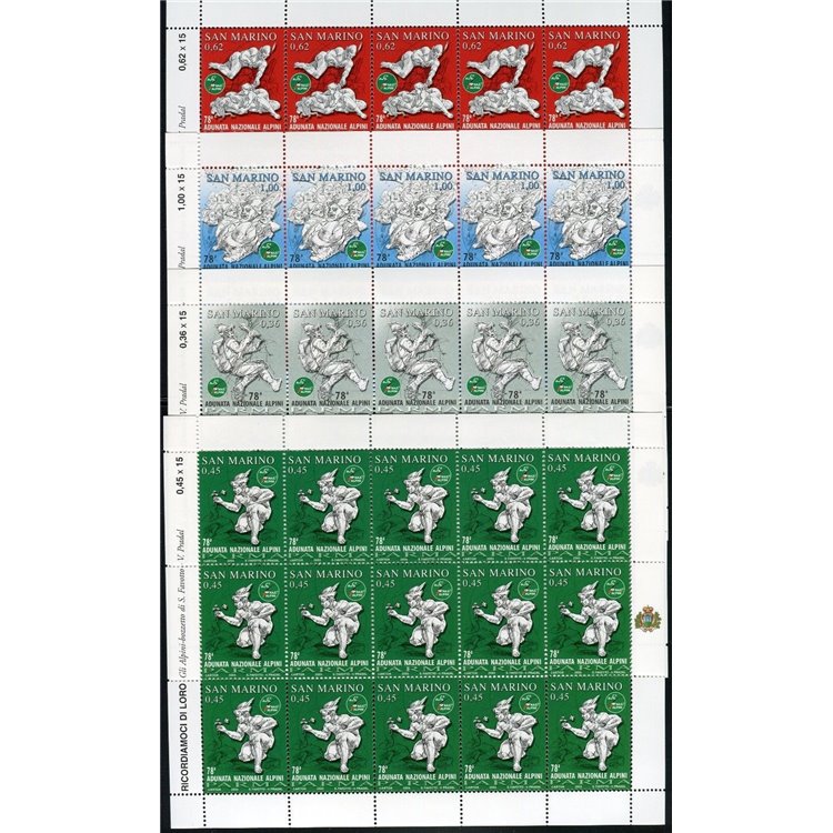 SAN MARINO 2005 National Alpine Rally 4 m/s MNH**