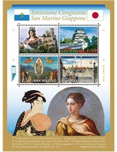 SAN MARINO 2010 Joint issue San Marino and Japan s/s MNH**