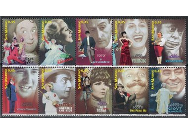 SAN MARINO 2005 The revue theatre 10v MNH**