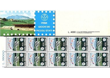 SAN MARINO 1985 Sports Games of the Small States booklet MNH**