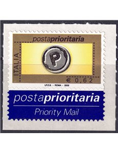 ITALIA 2002 Posta prioritaria € 0,62 MNH**