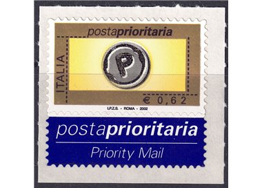 ITALY 2002 Priority mail €0.62 MNH**