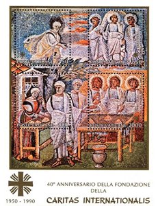 VATICANO 1990 Caritas Internationalis BF MNH**