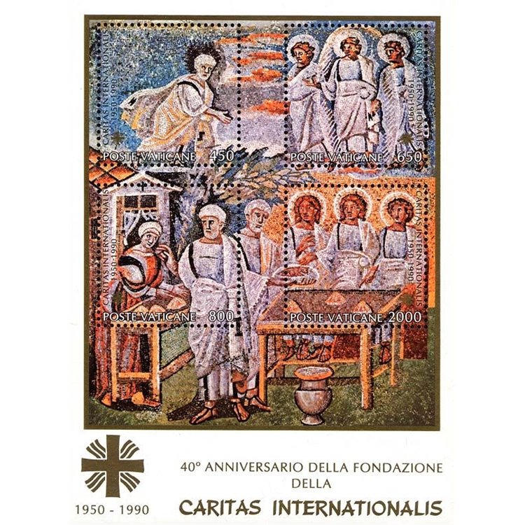 VATICAN 1990 Caritas Internationalis s/s MNH**