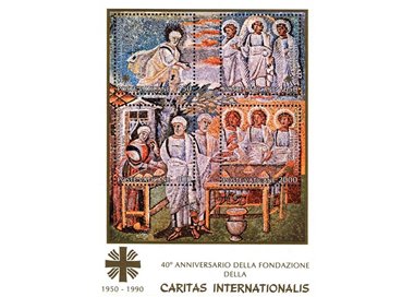 VATICAN 1990 Caritas Internationalis s/s MNH**
