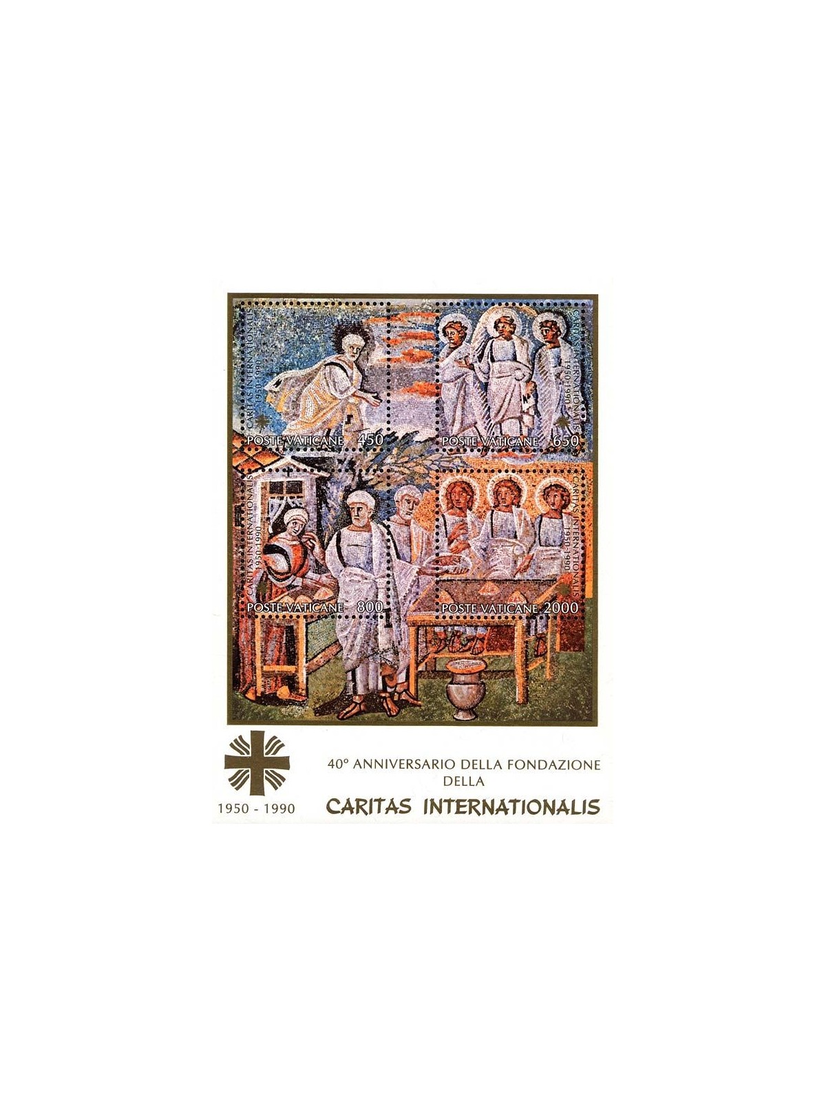VATICANO 1990 Caritas Internationalis BF MNH**