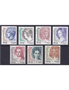 ITALIA 2002 La donna nell'arte 7v MNH**