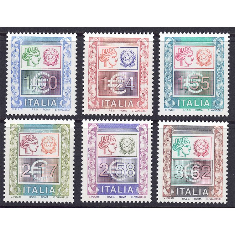 ITALY 2002 High values 6v MNH**