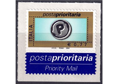 ITALY 2002 Priority mail €0.77 MNH**