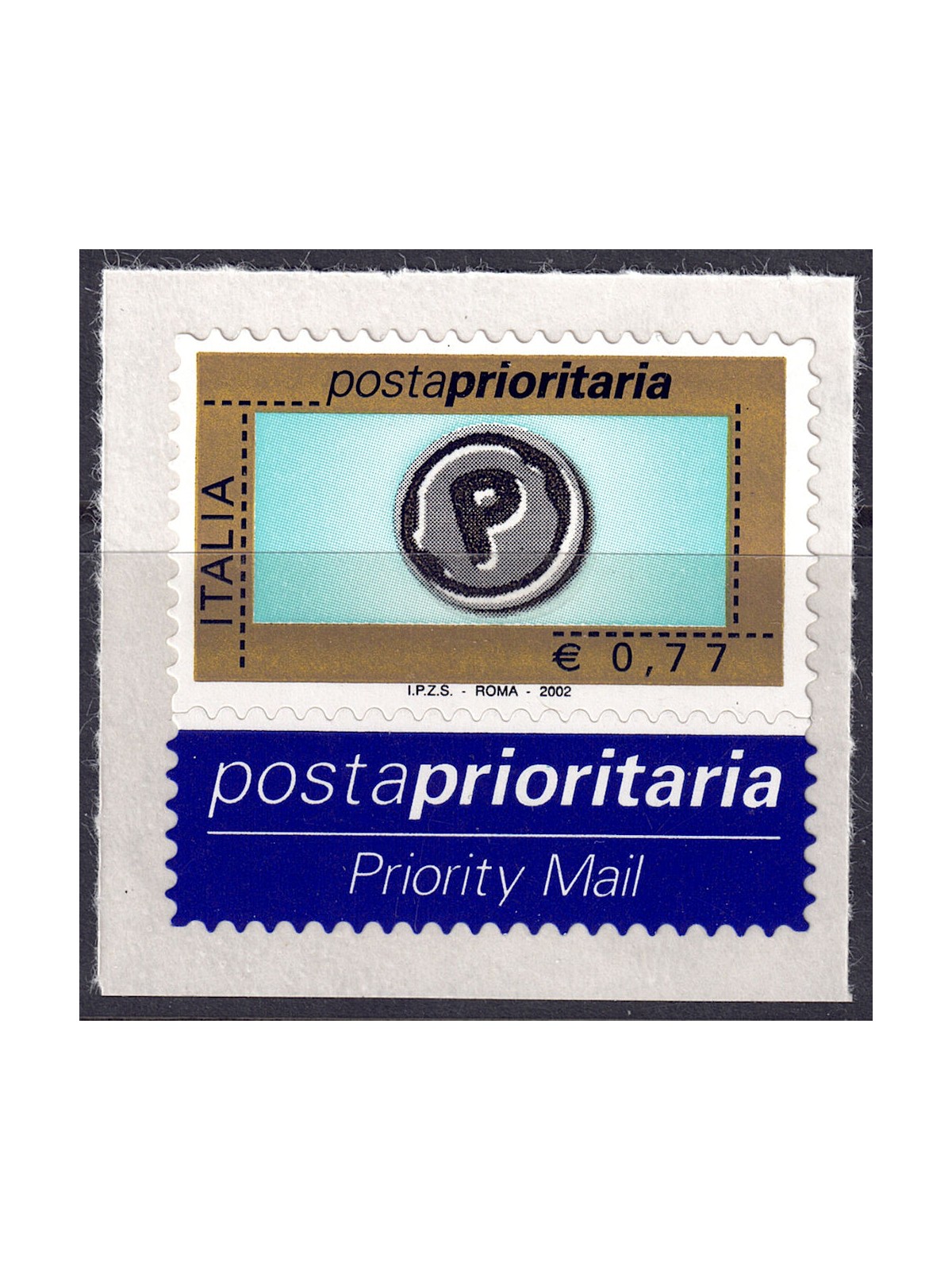 ITALIA 2002 Posta prioritaria € 0,77 MNH**