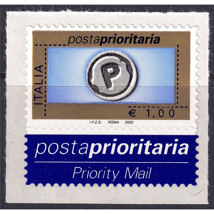 ITALIA 2002 Posta prioritaria € 1,00 MNH**