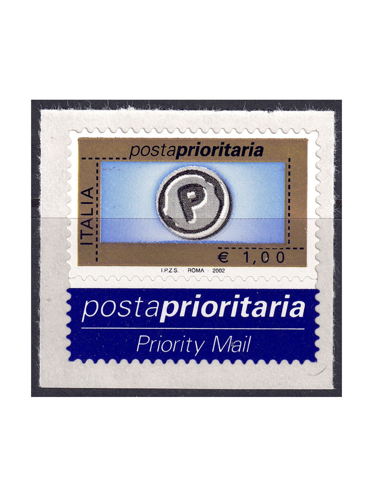 ITALY 2002 Priority mail €1.00 MNH**