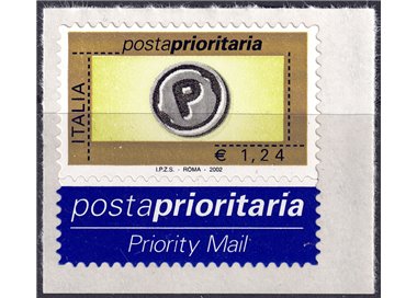 ITALY 2002 Priority mail €1.24 MNH**
