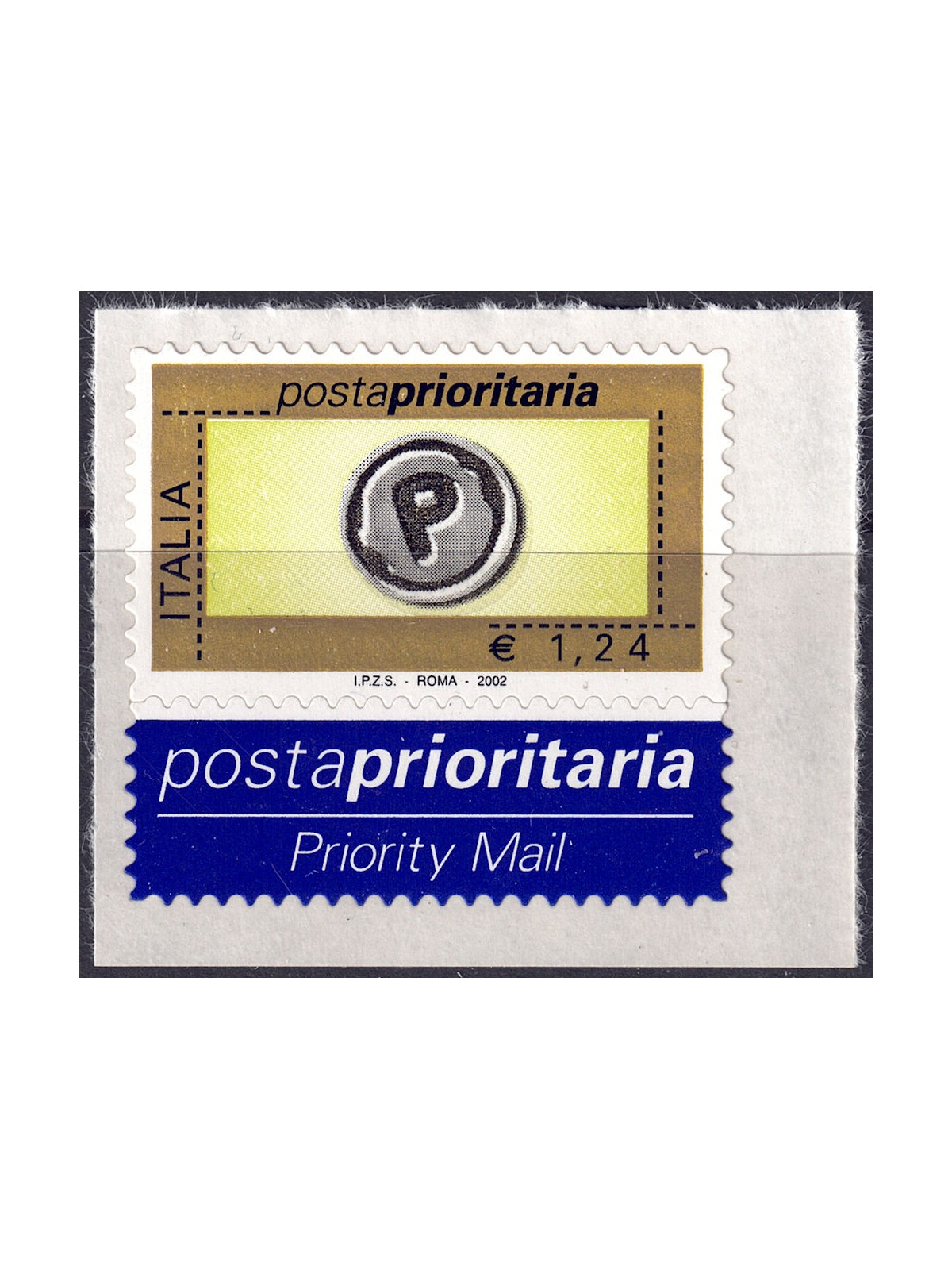 ITALY 2002 Priority mail €1.24 MNH**