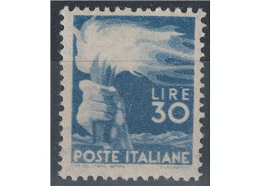ITALY 1945-46 30£ Democratic MNH**