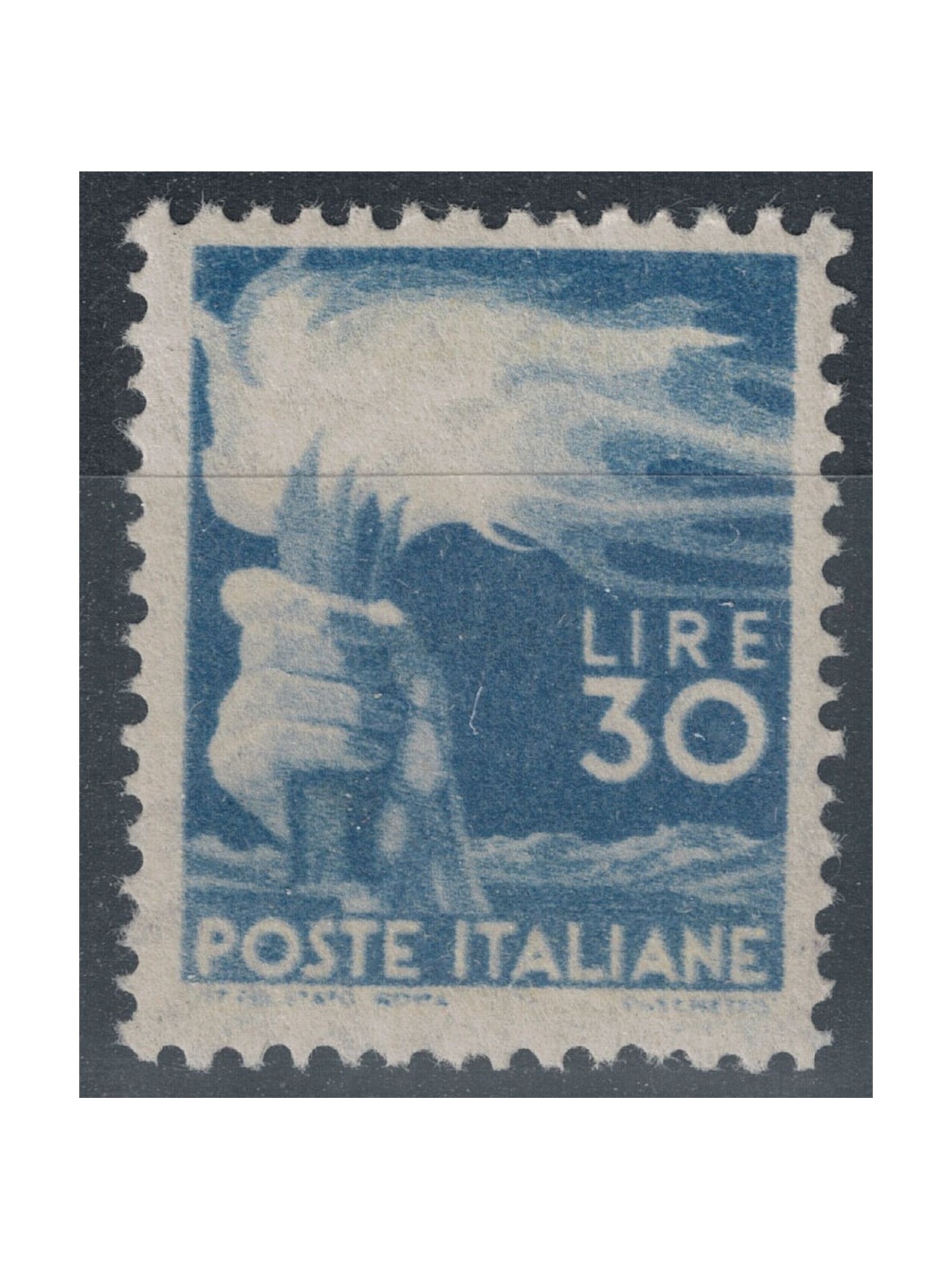 ITALY 1945-46 30£ Democratic MNH**