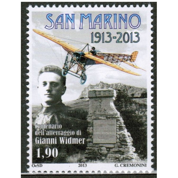 SAN MARINO 2013 Gianni Widmer MNH**