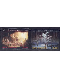 SAN MARINO 2013 Compositori, Verdi e Wagner 2v MNH**