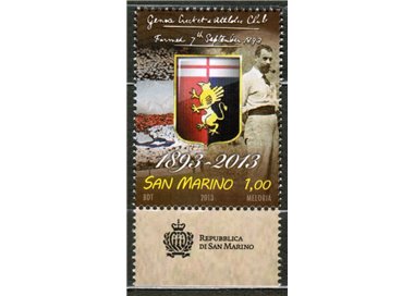 SAN MARINO 2013 Genoa football MNH**