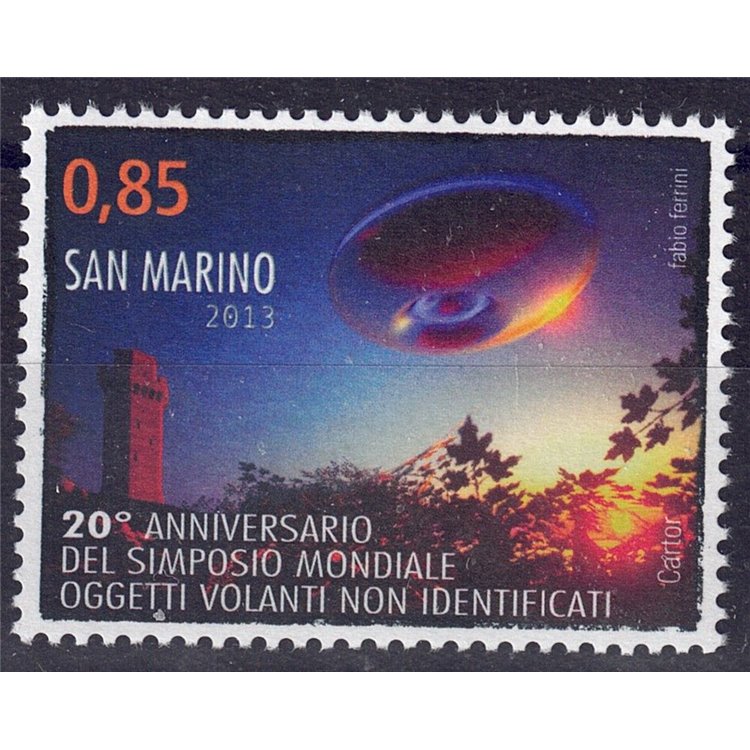 SAN MARINO 2013 Unidentified Flying Objects MNH**