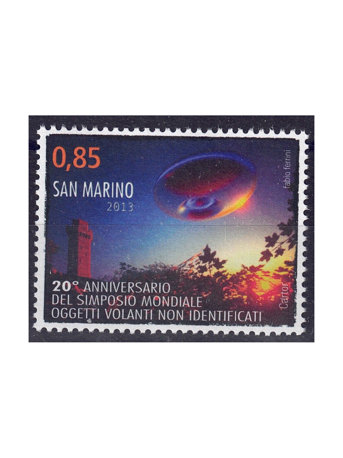 SAN MARINO 2013 Unidentified Flying Objects MNH**