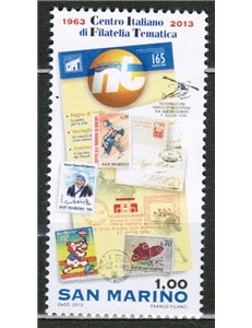 SAN MARINO 2013 Centro italiano di filatelia tematica MNH**