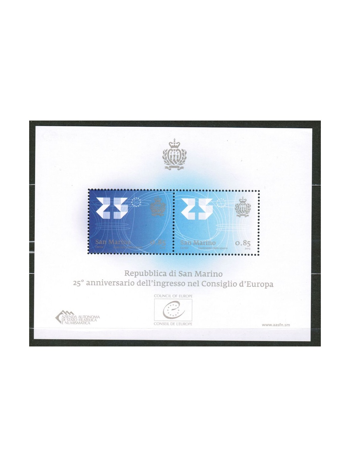 SAN MARINO 2013 Council of Europe s/s MNH**