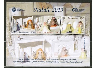 SAN MARINO 2013 Christmas s/s MNH**