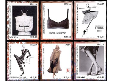 ITALIA 2002 Design italiano 6v MNH**