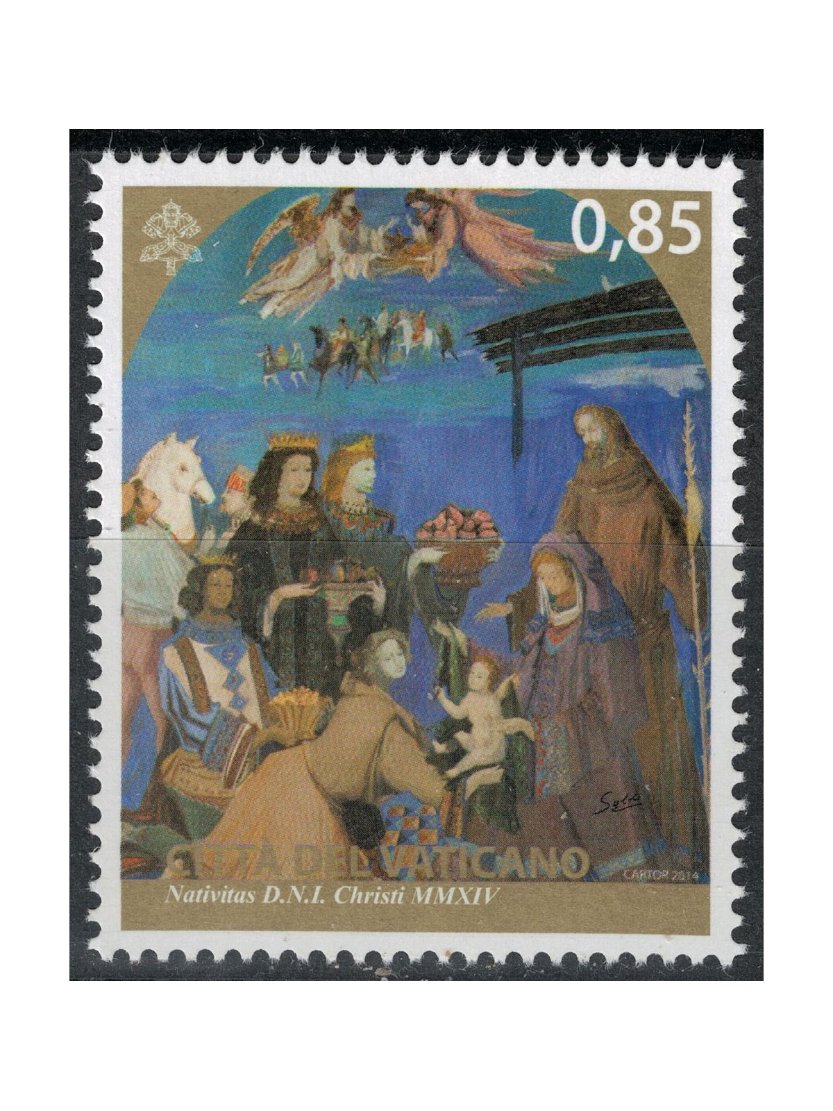 VATICAN 2014 Christmas MNH**