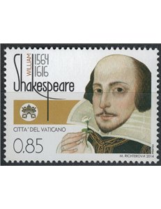 VATICAN 2014 William Shakespeare MNH**