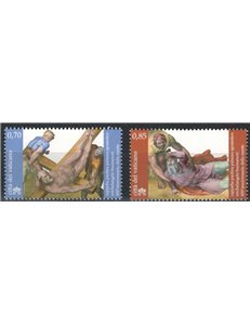 VATICANO 2014 Anniversario della morte di Michelangelo 2v MNH**