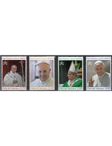 VATICAN 2014 Pope Francis 4v MNH**