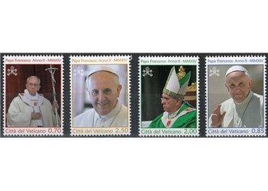 VATICANO 2014 Papa Francesco 4v MNH**
