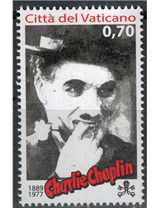 VATICANO 2014 Charlie Chaplin MNH**