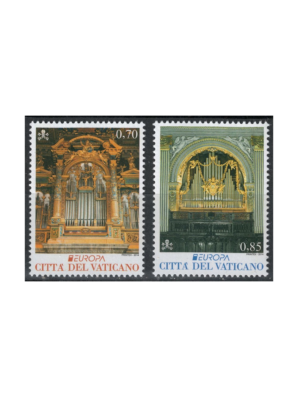 VATICAN 2014 Europe 2v MNH**