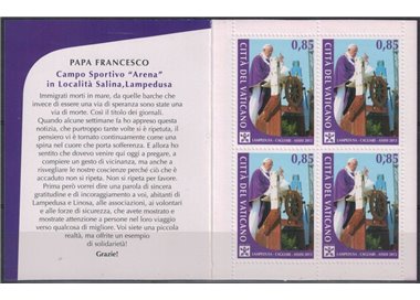 VATICAN 2014 Pope's Travels booklet MNH**