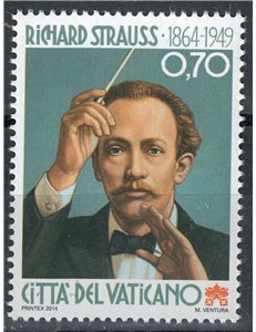 VATICANO 2014 Richard Strauss MNH**