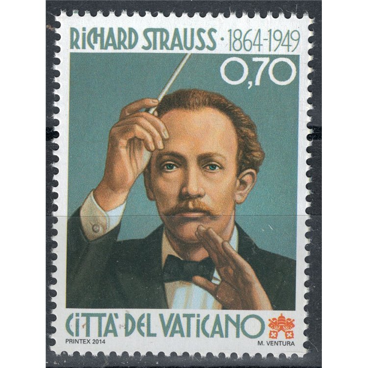 VATICAN 2014 Richard Strauss MNH**