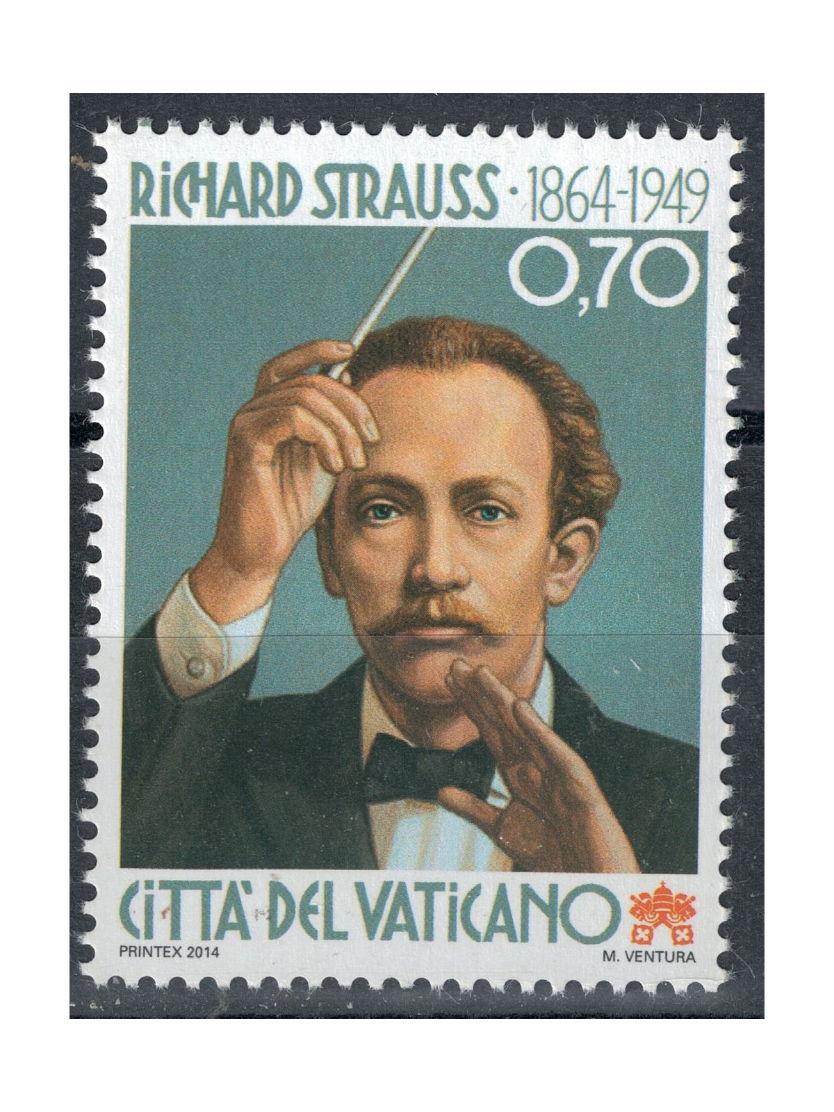 VATICANO 2014 Richard Strauss MNH**