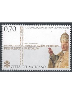 VATICAN 2014 Canonization of Pope John XXIII MNH**