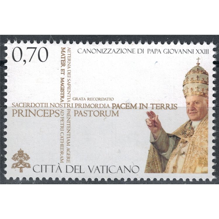 VATICAN 2014 Canonization of Pope John XXIII MNH**
