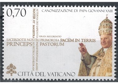VATICANO 2014 Canonizzazione di Papa Giovanni XXIII MNH**